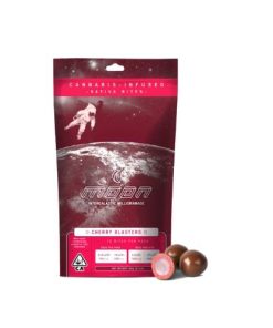 Cherry Blasters Mini Moon Chocolate Bar — 100mg sativa THC milk chocolate