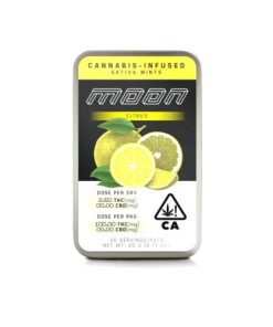 Citrus Mints Moon Bar — 100mg sativa THC chocolate-mint edible