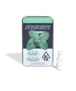 Spearmint Mints Moon Bar — 100mg indica THC chocolate-mint edible