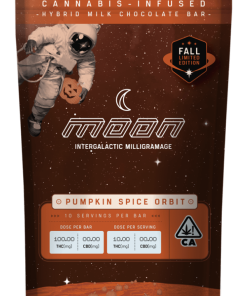 Pumpkin Orbit Moon Chocolate Bar — 100mg hybrid THC milk chocolate