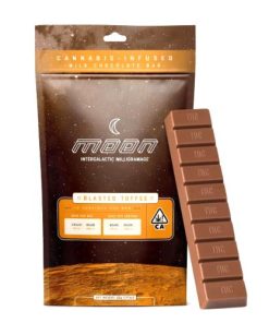 Blasted Toffee Moon Chocolate Bar — 100mg THC milk chocolate with toffee